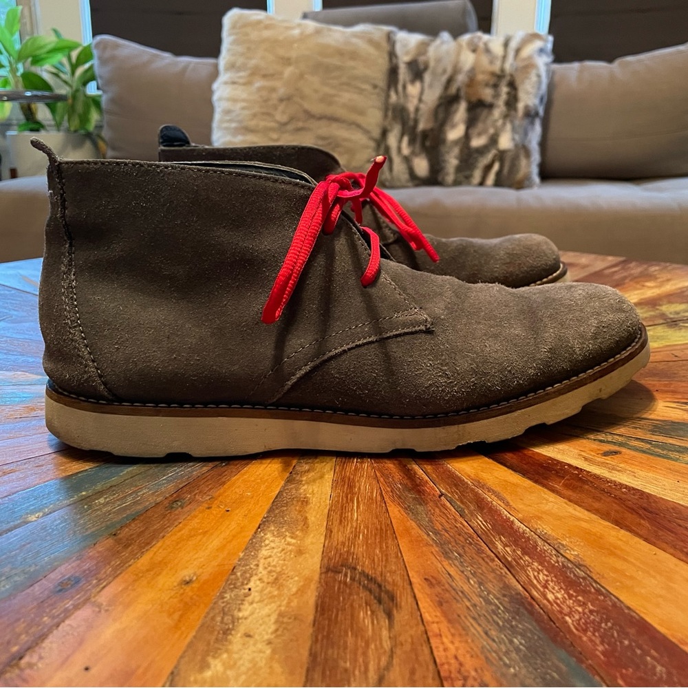 Odin New York Chukka - Blue/Grey Suede